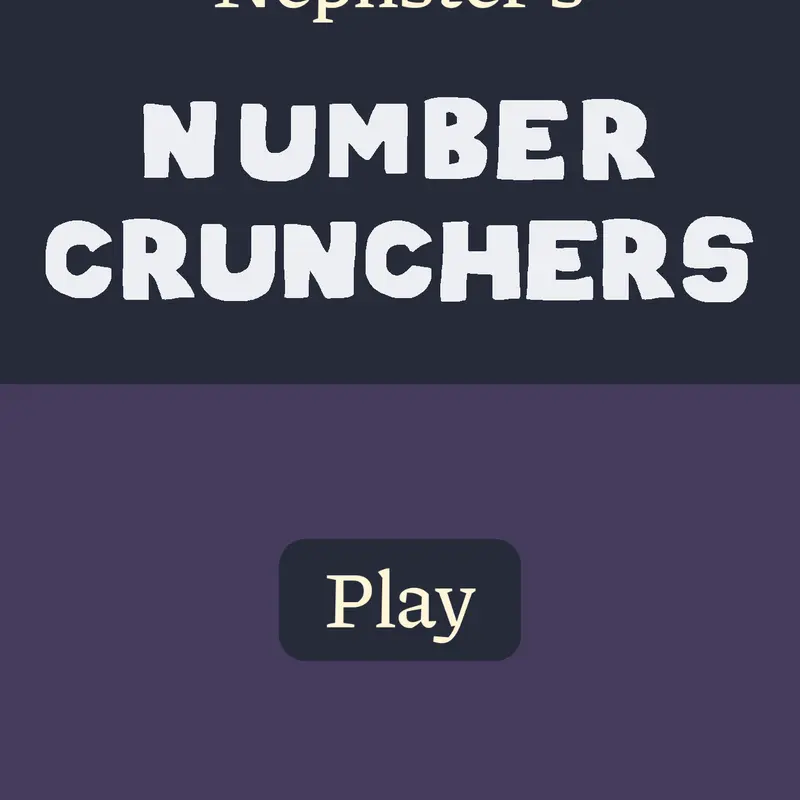Nephster’s Number Crunchers by @Nephster