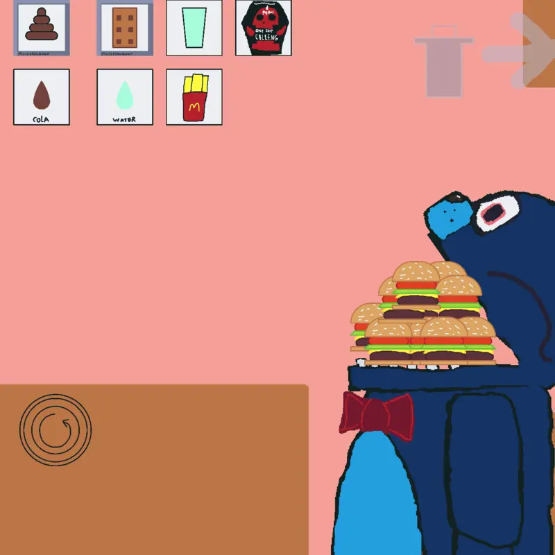 Bonnies burgers by @WhiteredGoldenFreddyMC