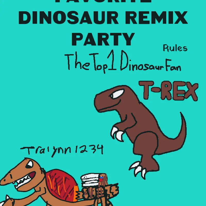 My dinosaur by @tralynn1234