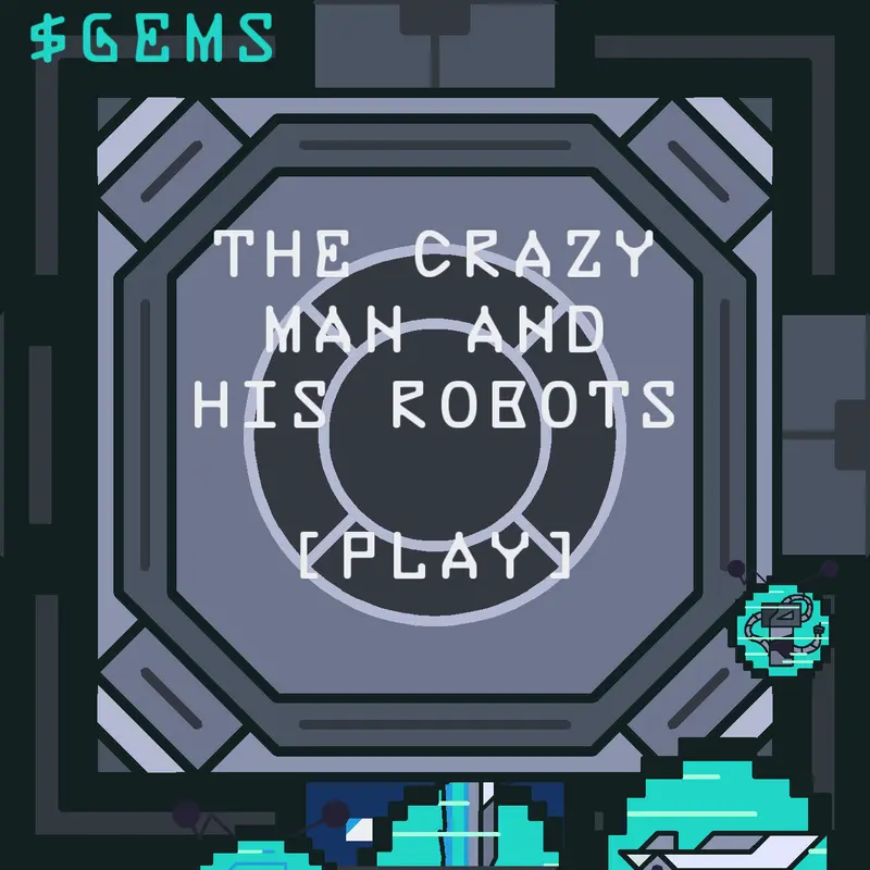 The crazy man and his robots by @ACEYTUNA