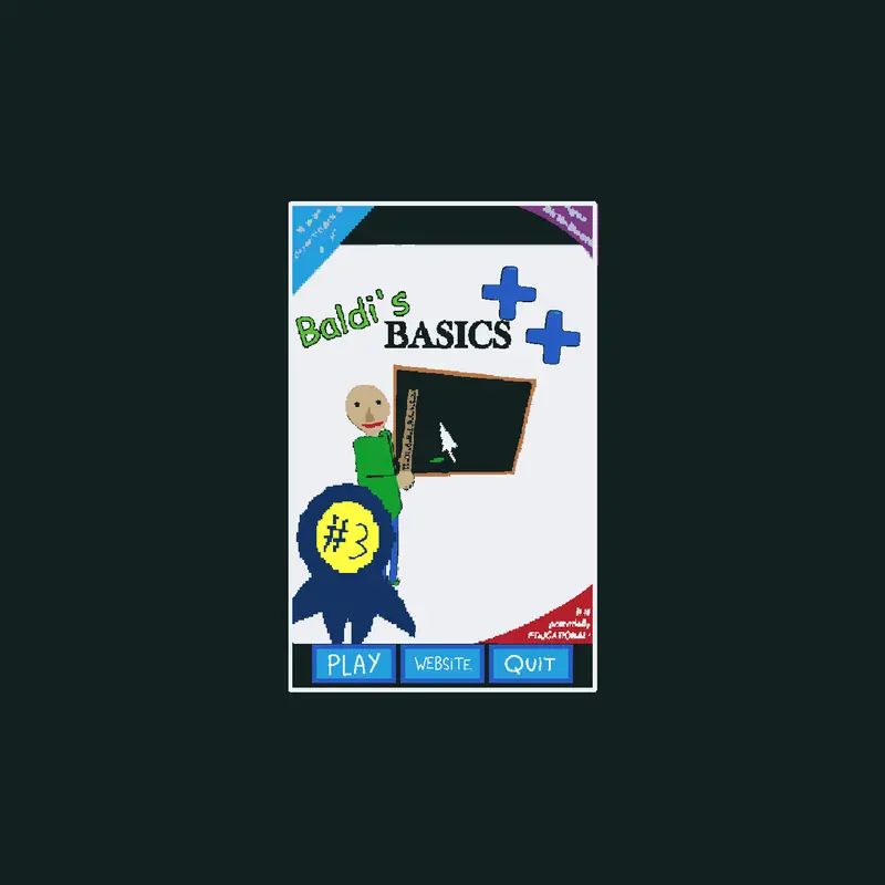 Baldis basics ++ version 1.0 by @SawyerVR