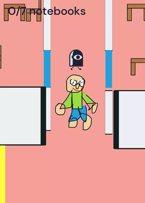 Weird version of baldis basics by @testworld