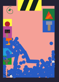 Square slime become circle