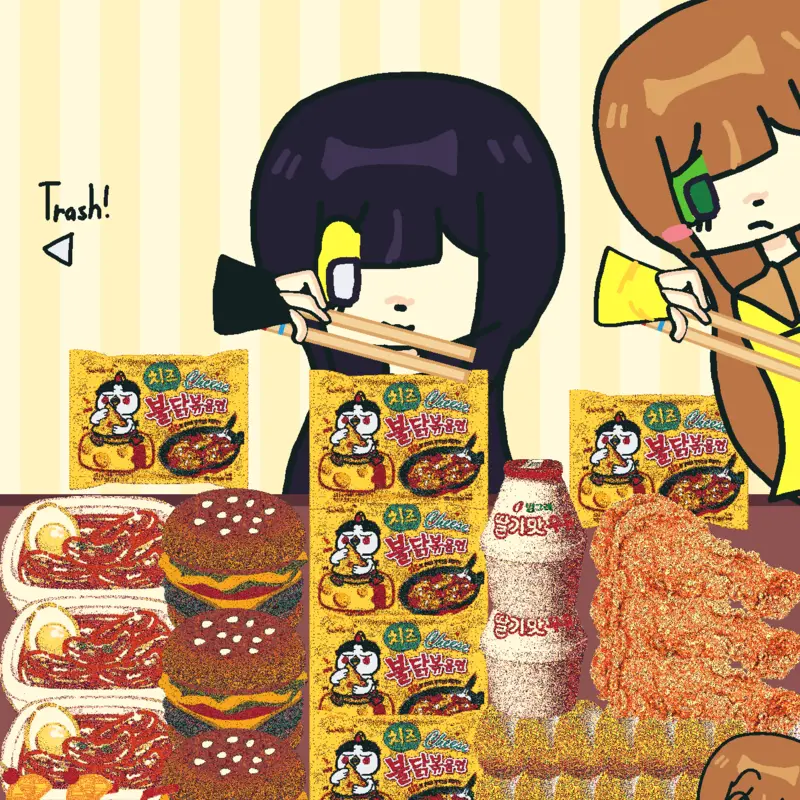 Food asmr by @GoldyFishy767ST