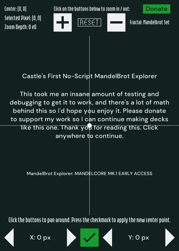 Mandelcore: Mandelbrot Explorer by @ShowerThoughts