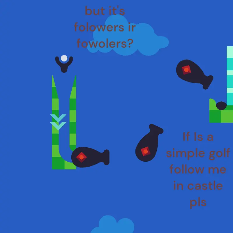 The simple golf by @Elianstars