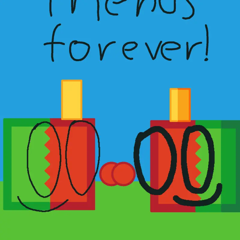 friends forever! by @New_Andrei-cube