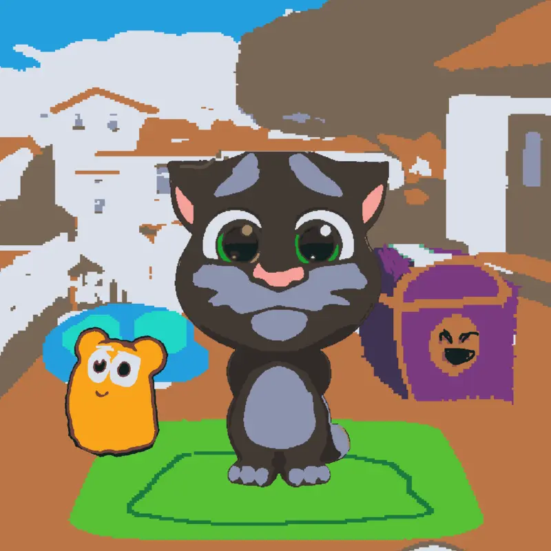 My talking tom 2 except it's on castle by @KurtPhillip