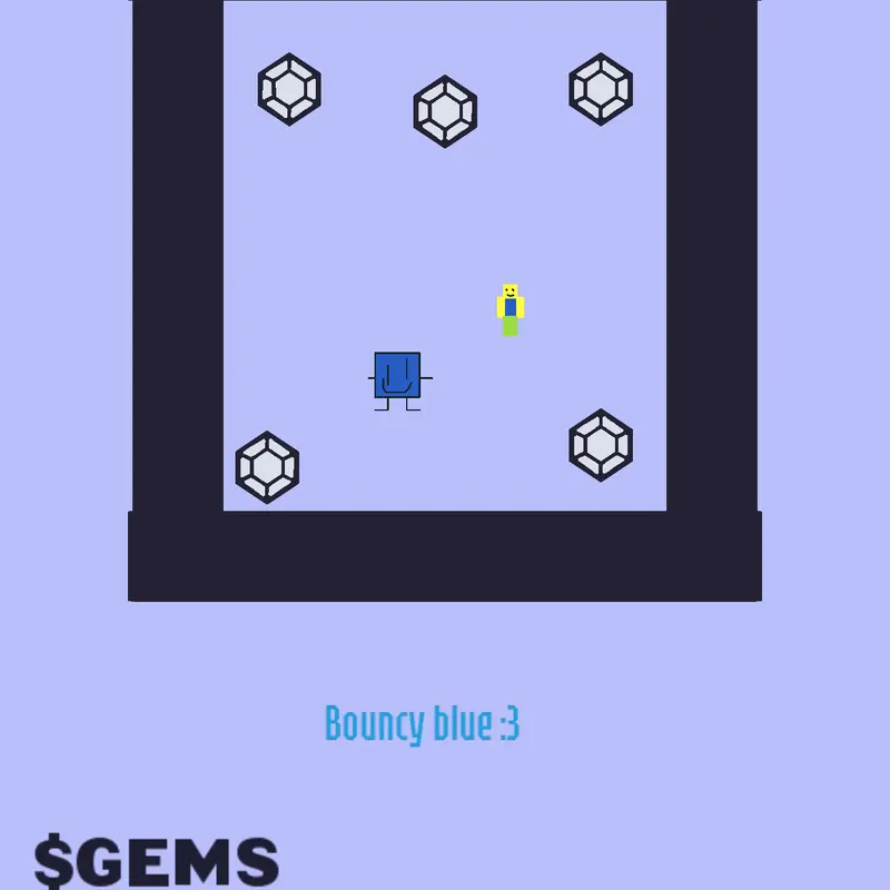 Bouncy blues by @SK3L3T0R