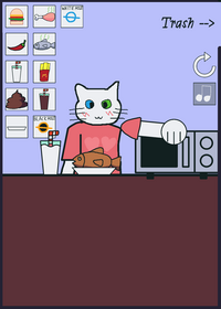 Snowy the cat