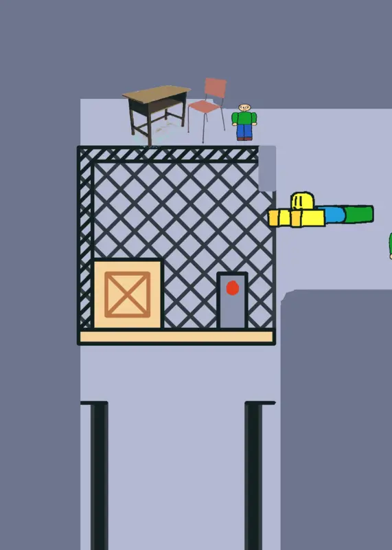 Elevator safety with idkfigure by @testworld