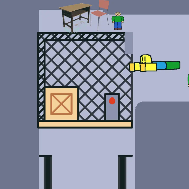 Elevator safety with idkfigure by @testworld