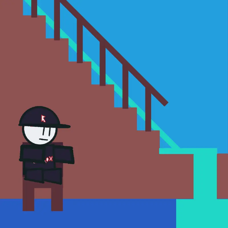 waterslide in the house by @silly_goober19