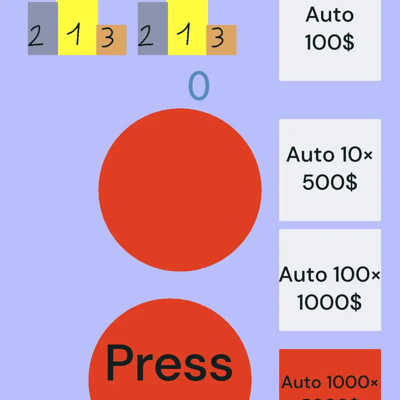 Clicker game by @castlelover4242