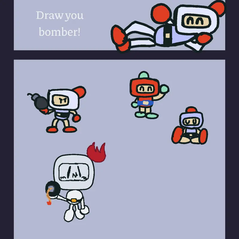 Draw you bomber! by @axel_epic4