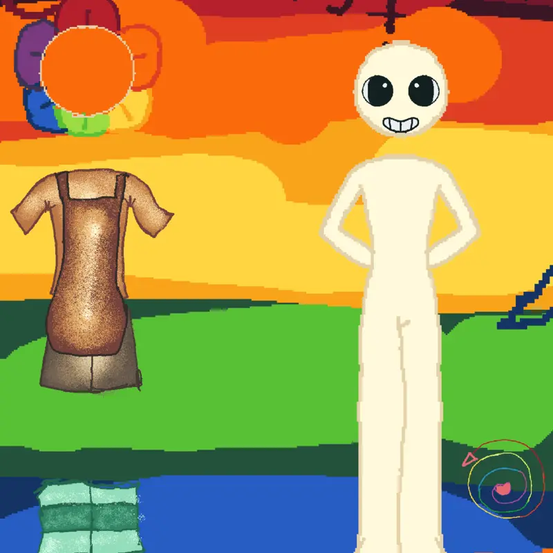 Dandys world puzzle wip by @Mialolx