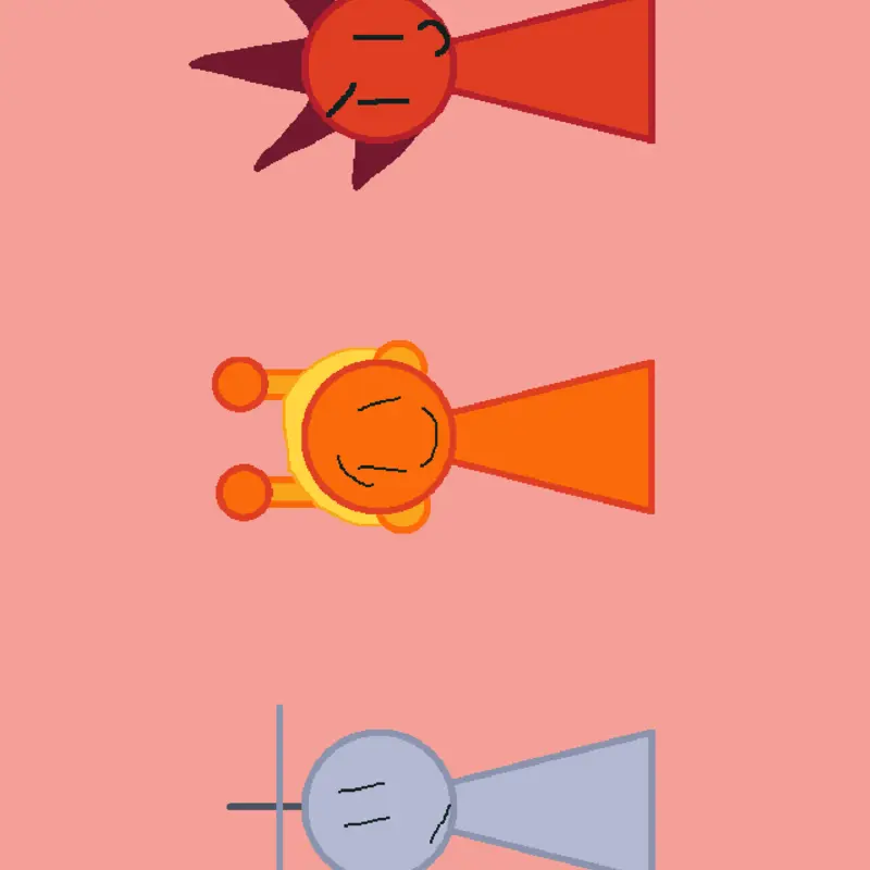 Oren, raddy, and clukr by @Mars-or-Marshmallow