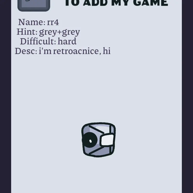 Game by @retroacnice