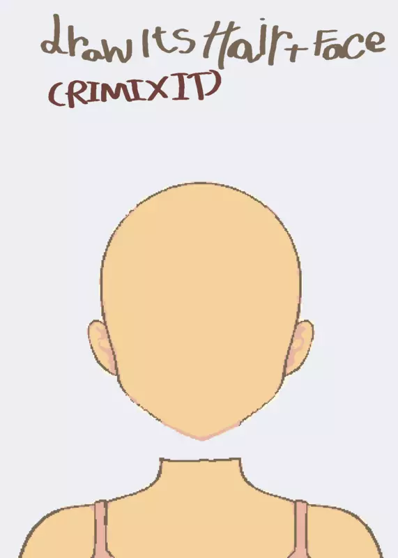 Draw its wig AND face by @Dalal_
