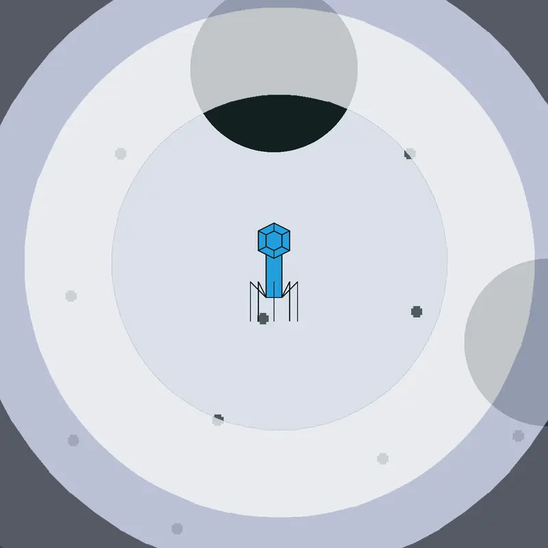 The Virus Bacteriophage by @Quoc_Tuan