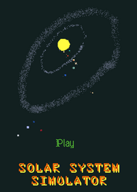Solar system simulator