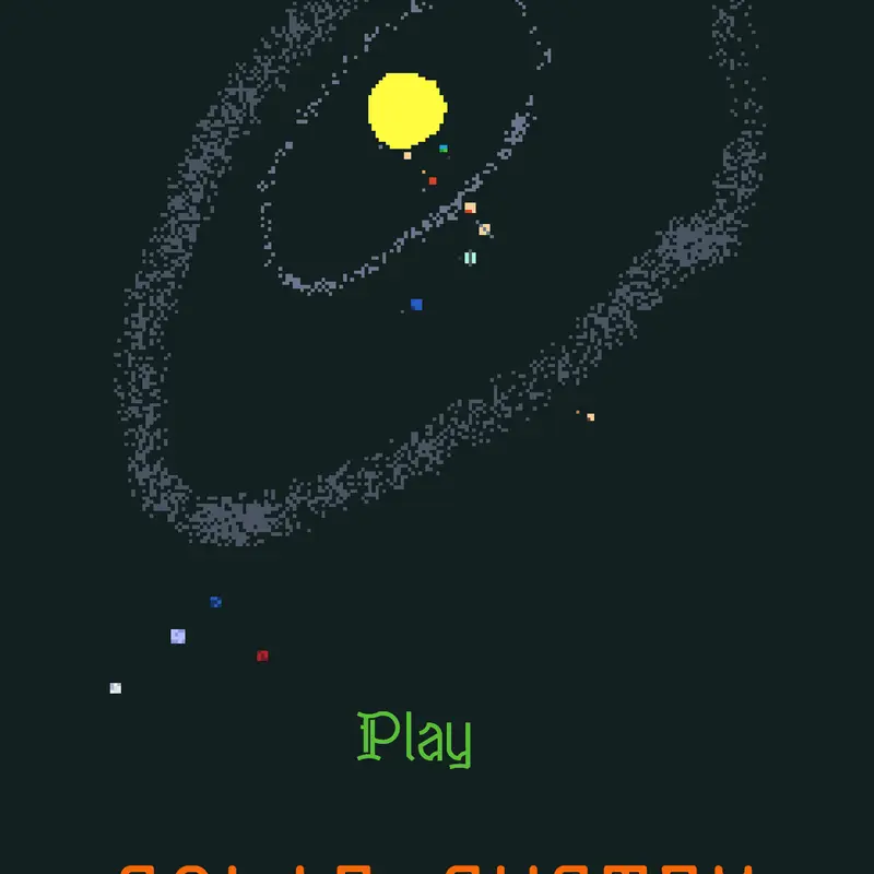 Solar system simulator by @tariqMahmood1