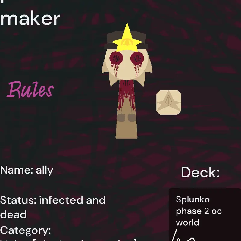 Oc maker splunko music sprunki AHWHAJWHS by @Tunners_Plays_Alt