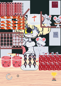 Terrible mouse mungbang!