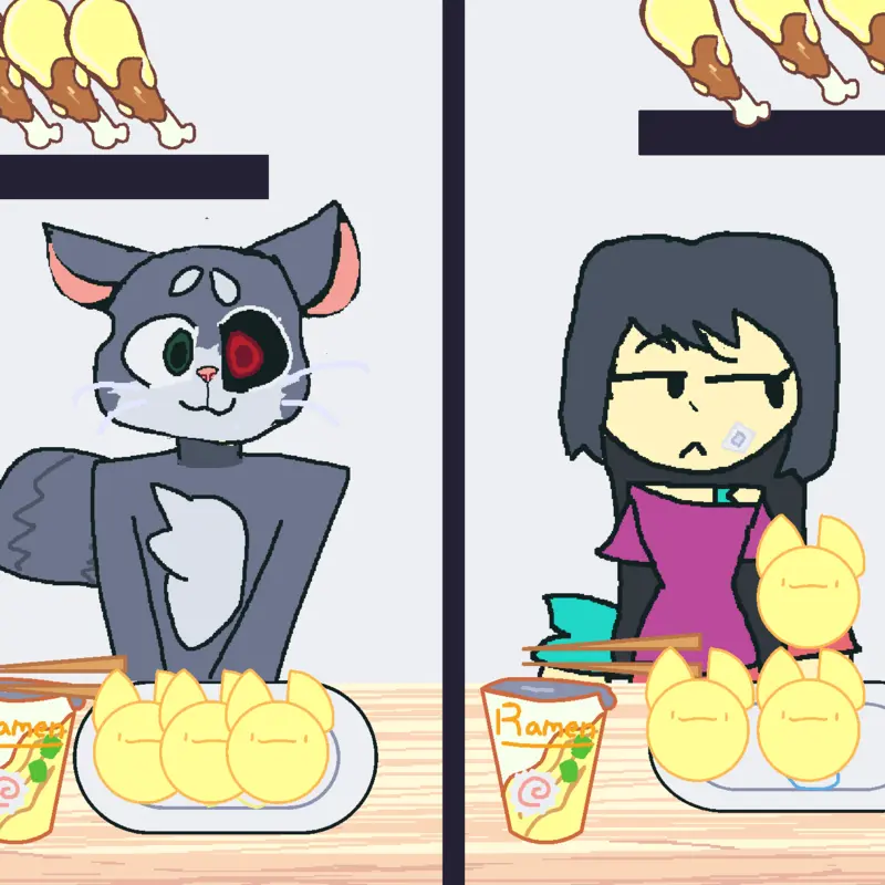 Carl and kat by @Kiracute
