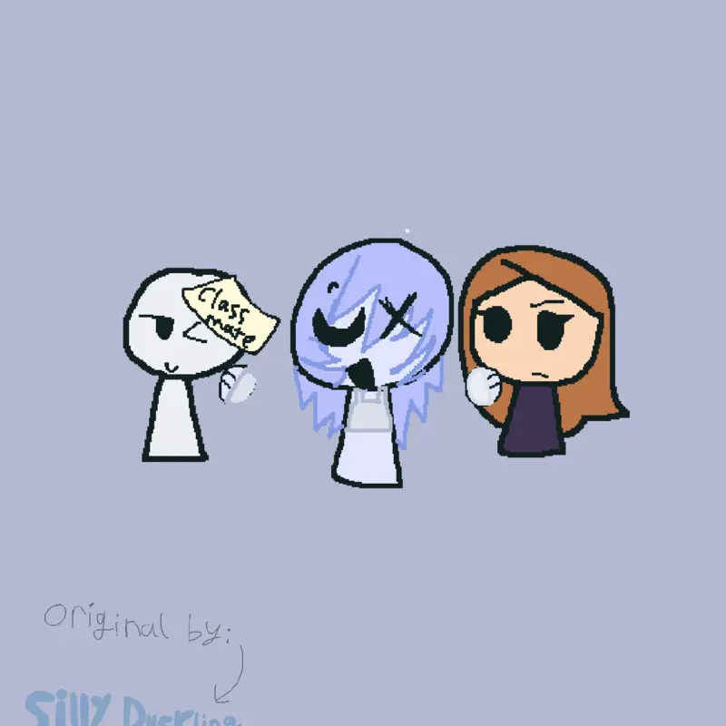 Fake collab!! My girl is the blue hair by @S1L3NTST4R_FR3AK