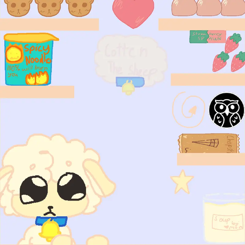 Mukbang with Cotten! Wip by @Cotten_the_sheep