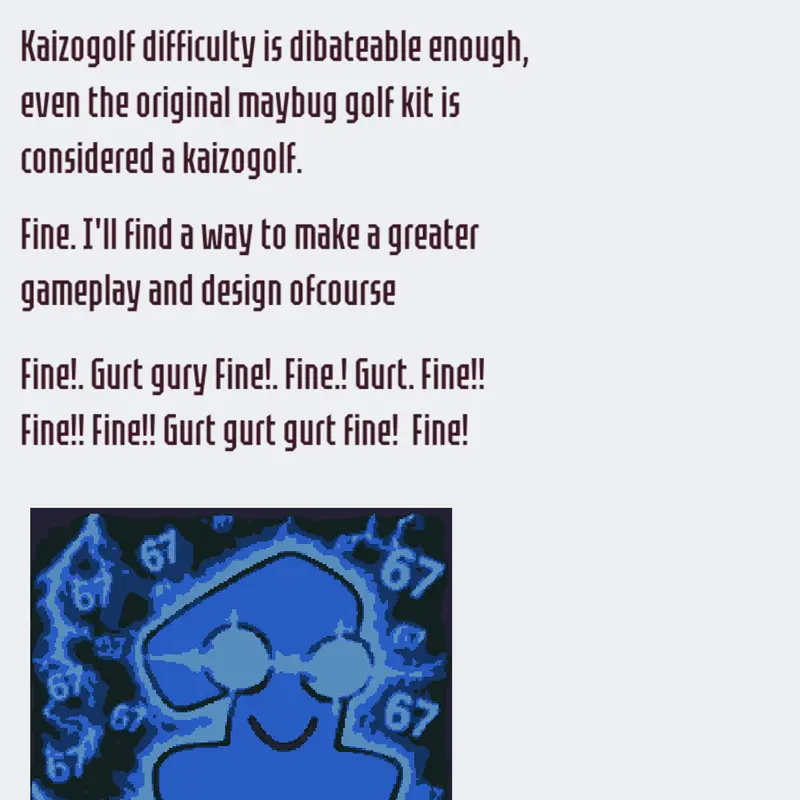 Game by @DailyDoseOfKaizogolf