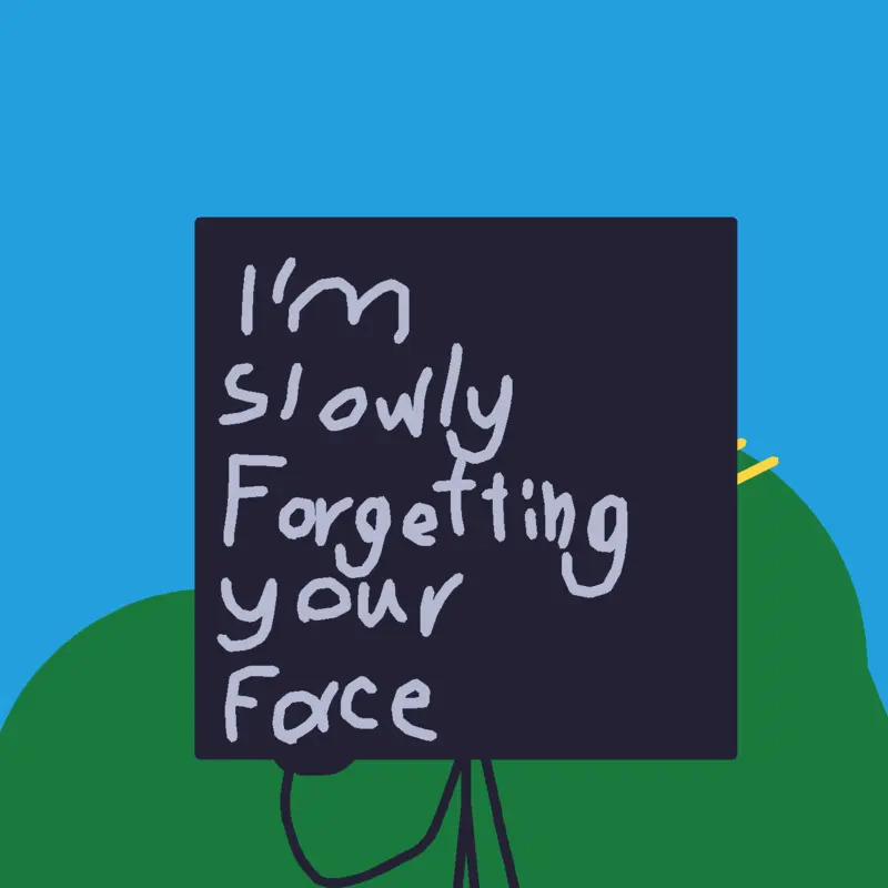 I’m slowly forgetting your face. by @KeysOK