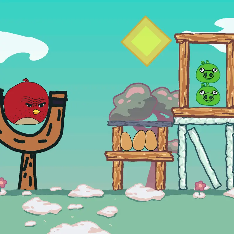 angry birds by @TomatoSause