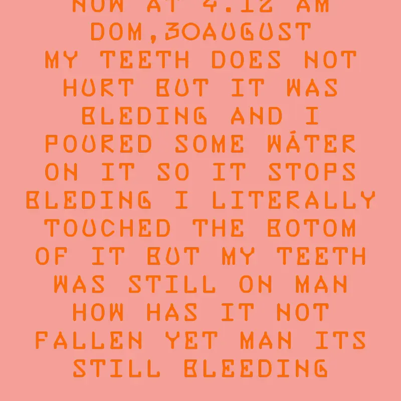 Warning this contains blood by @brodor