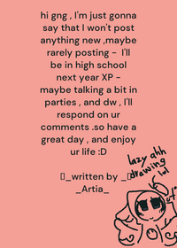 tysm guys fo the support , i wove y'all ^^...