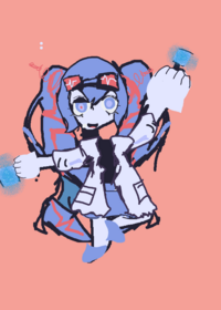 Signaling miku, and Teto. Dress up game