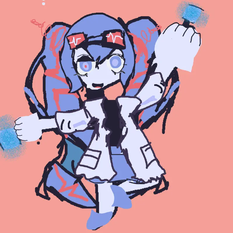 Signaling miku, and Teto. Dress up game by @BL00M1NG3F10W3R31