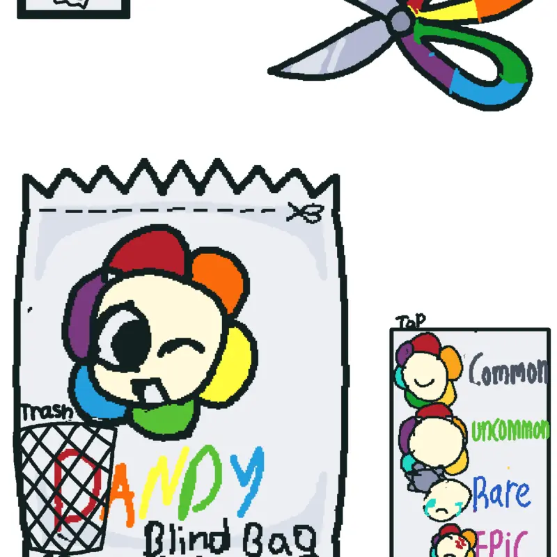 Dandy blind bag by @its_myvee