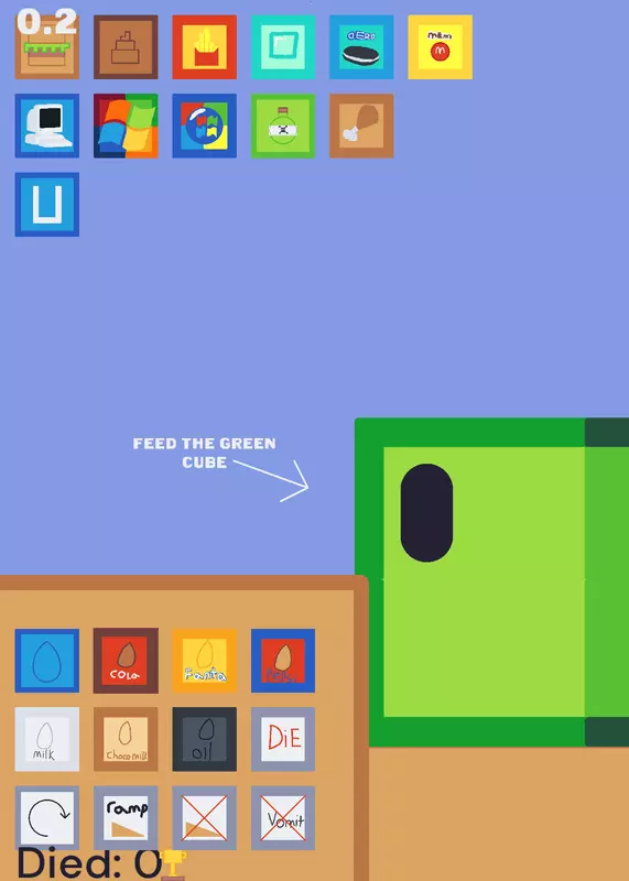 feed the green cube by @james_matthew