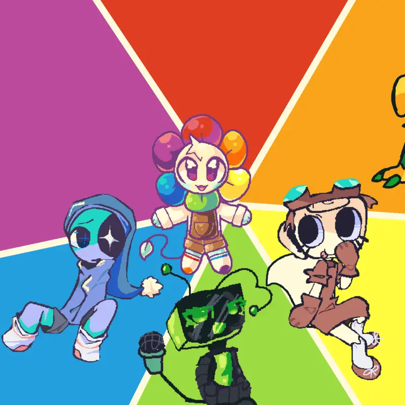 Remix party, Dandy's world, by @Guinevere82