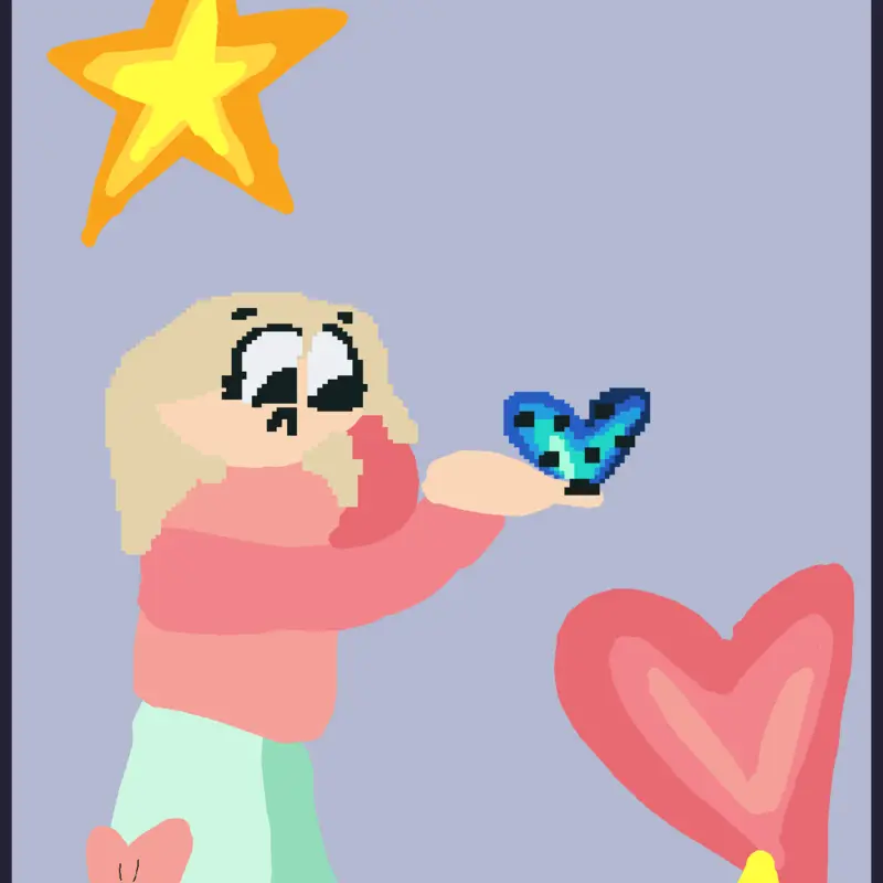 you can pick up the heart and star by @Daffy21234