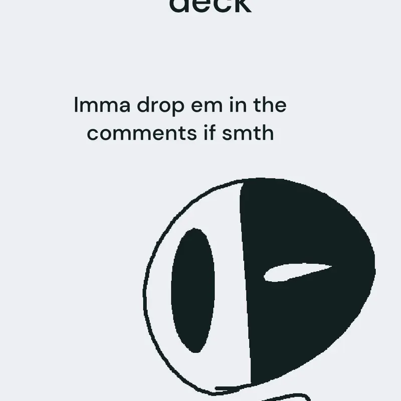 Announcement deck by @Geoboy8