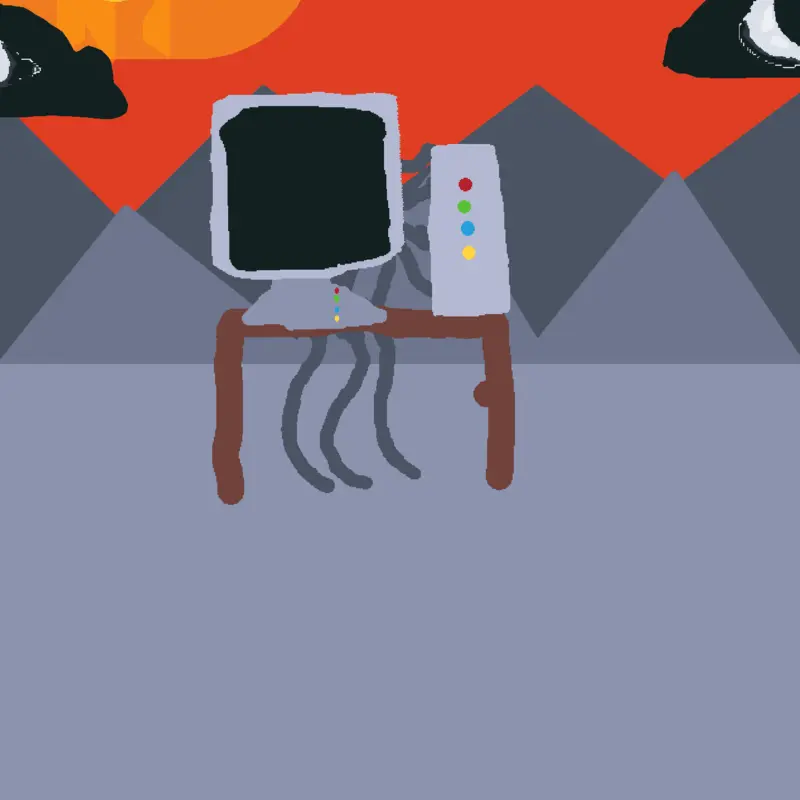 Mr. Fun computer. (Wenda treatment) by @mard_sprunki