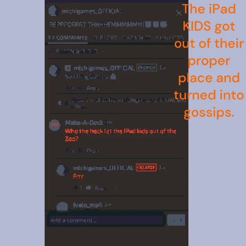 OMGG iPad KIDS. (They escaped) by @SkottyeH-A-L-L-O-W-E-E-N