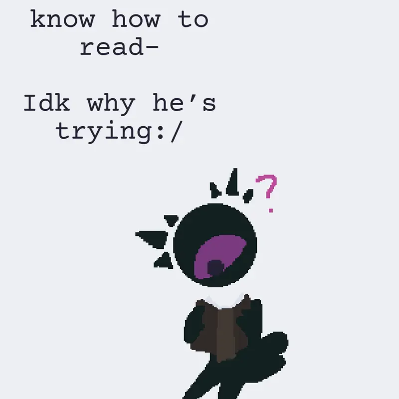 Doesn’t know how to read. by @VVatch