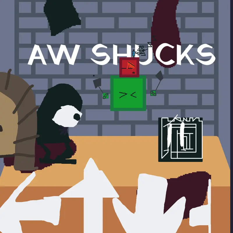 Fanmade aw shucks from charecter by @verifie