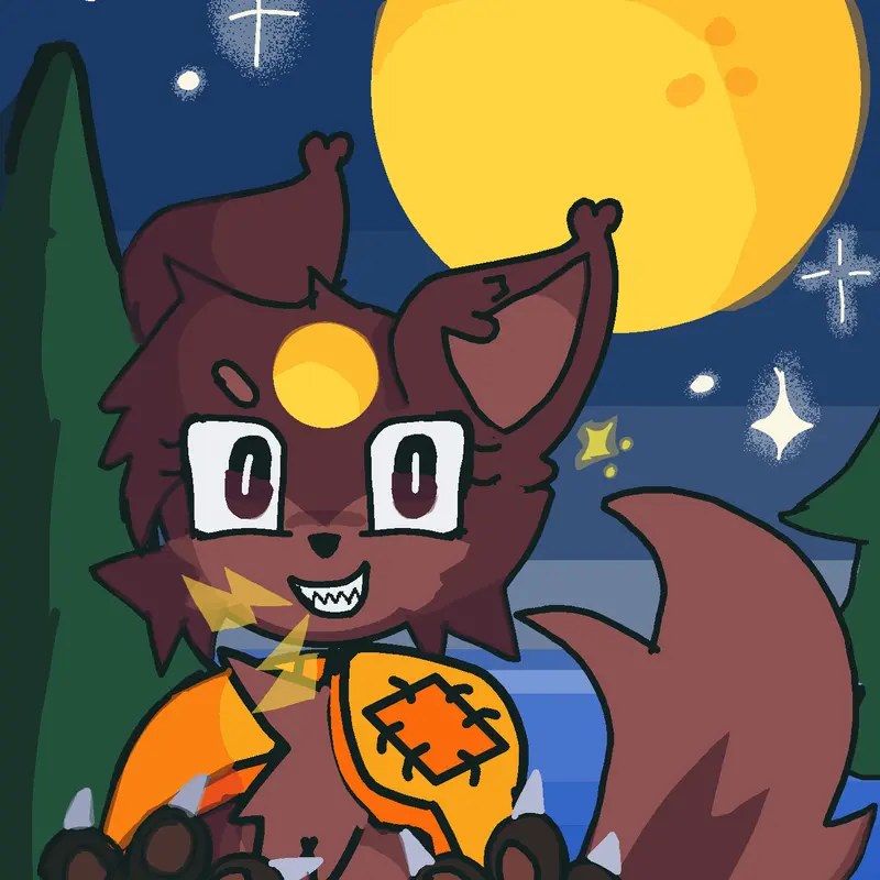 Dandy world eclipse by @De_universe