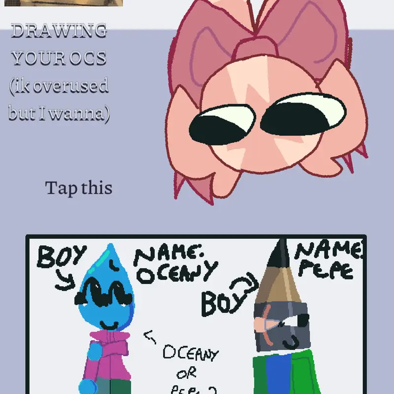 My ocs (i speak spanish) by @GourdyFAAAHHH