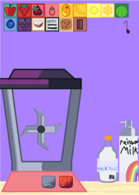 Milkshake maker added mangos